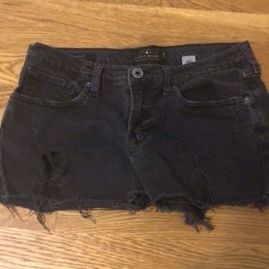 Lucky brand cut off jean shorts